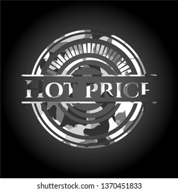 Hot Price grey camouflaged emblem
