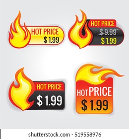 Hot Price icon Vector for web 