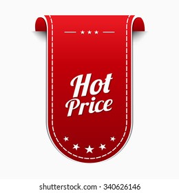 Hot Price Red Vector Icon Design