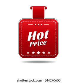 Hot Price Red Vector Icon Design
