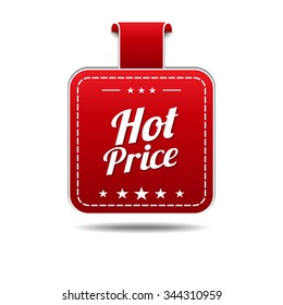 Hot Price Red Vector Icon Design