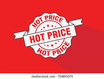 Hot price rubber stamp icon