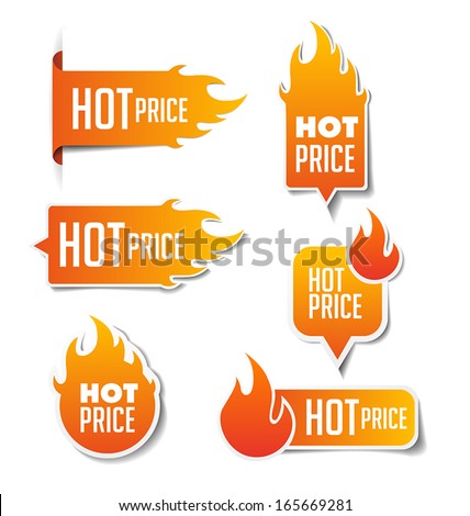 Hot Price Sales Labels