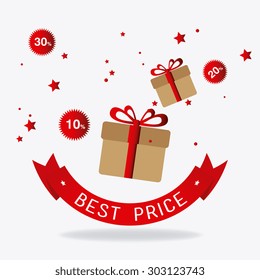 Hot price shopping design, vector illustration eps 10.