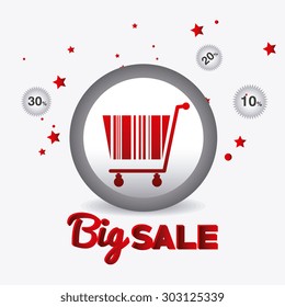 Hot price shopping design, vector illustration eps 10.