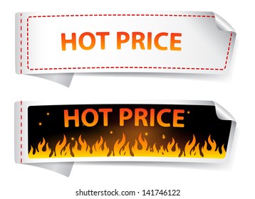 Hot price sticker label