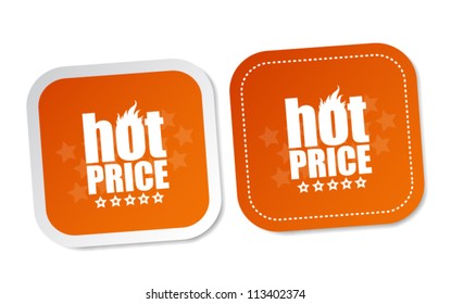 Hot price stickers