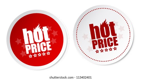 Hot price stickers