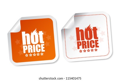 Hot price stickers