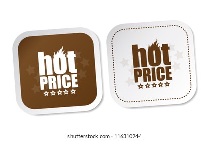 Hot price stickers