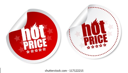 Hot price stickers