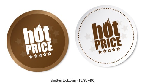 Hot price stickers