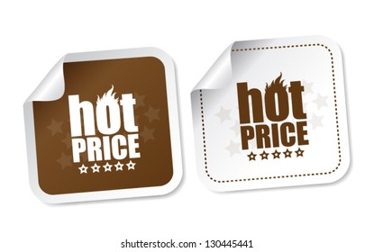 Hot price stickers