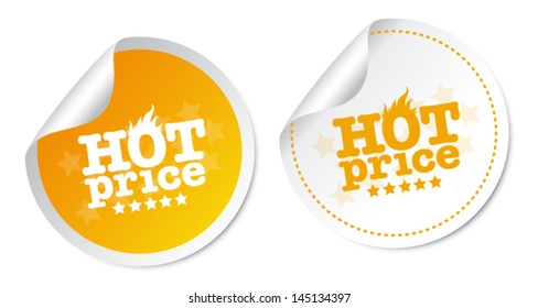 Hot price stickers