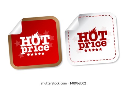 Hot price stickers