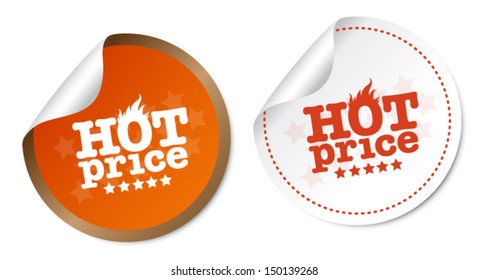 Hot price stickers