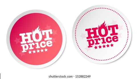 Hot price stickers