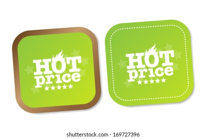 Hot price stickers