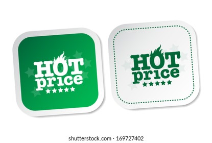 Hot price stickers