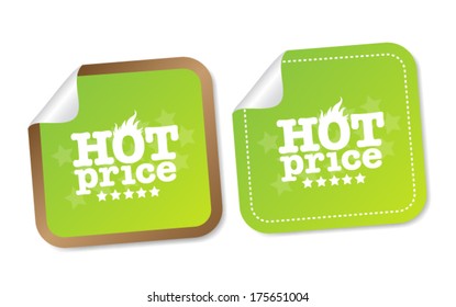 Hot price stickers