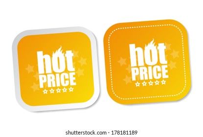 Hot price stickers