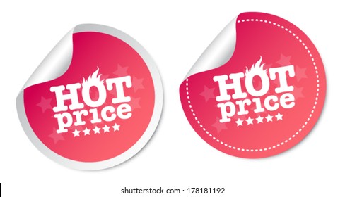Hot price stickers