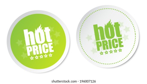 Hot price stickers