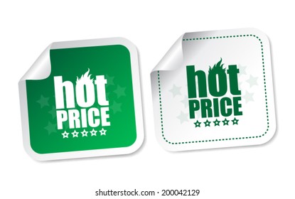 Hot price stickers