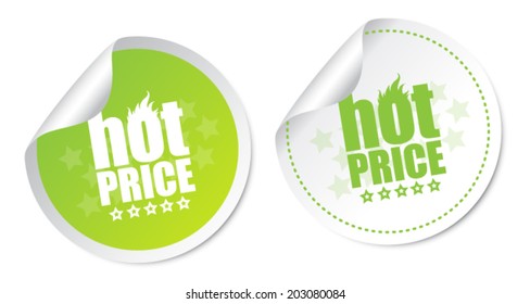 Hot price stickers