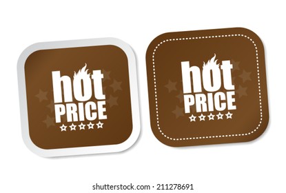 Hot price stickers