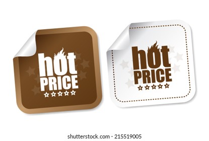 Hot price stickers