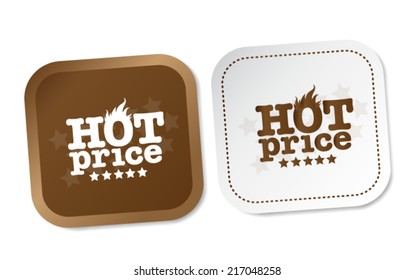 Hot price stickers