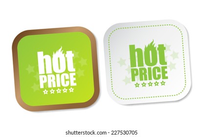 Hot price stickers