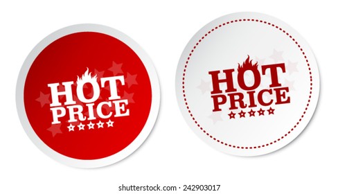 Hot price stickers