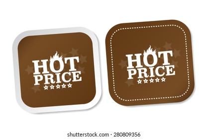 Hot price stickers