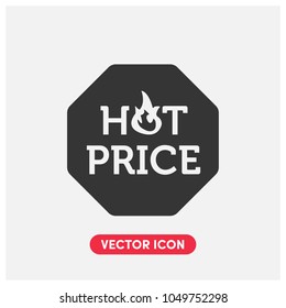 Hot Price Vector Icon Illustration
