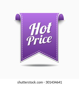 Hot Price Violet Vector Icon Design
