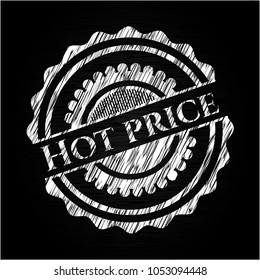 Hot Price written on a chalkboard