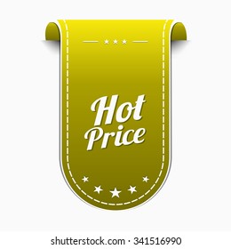 Hot Price Yellow Vector Icon Design