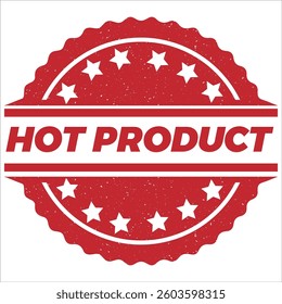Hot Product stamp icon grunge distressed style