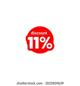 HOT PROMO DISCOUNT 11% LOGO DESIGN CONCEPT