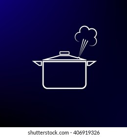 Hot proper meal plate vector illustration icon