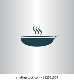 Hot proper meal plate vector illustration icon