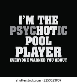 A Hot Psychotic Pool Player Warning You Funny Billiard