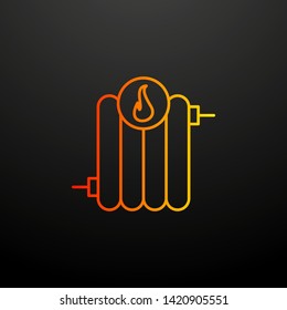 hot radiator nolan icon. Elements of automation set. Simple icon for websites, web design, mobile app, info graphics