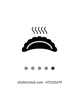 Hot ravioli icon
