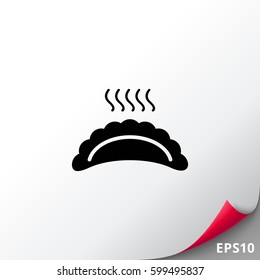 Hot ravioli icon
