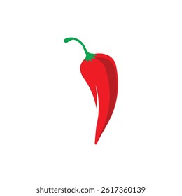 Hot red chili logo vector and symbol design