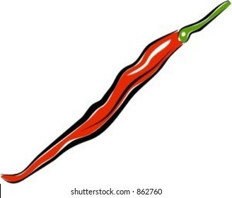 Hot red pepper. Check my portfolio for many more images of this series.