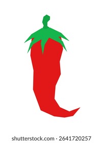 hot red pepper. Very hot chili pepper